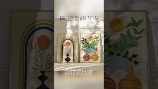 Boho Gallery Wall Art Set Of 3 #shorts