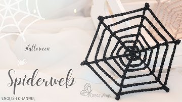 Crochet spider web tutorial // sub 🇺🇸🇪🇸 / gretawings in english