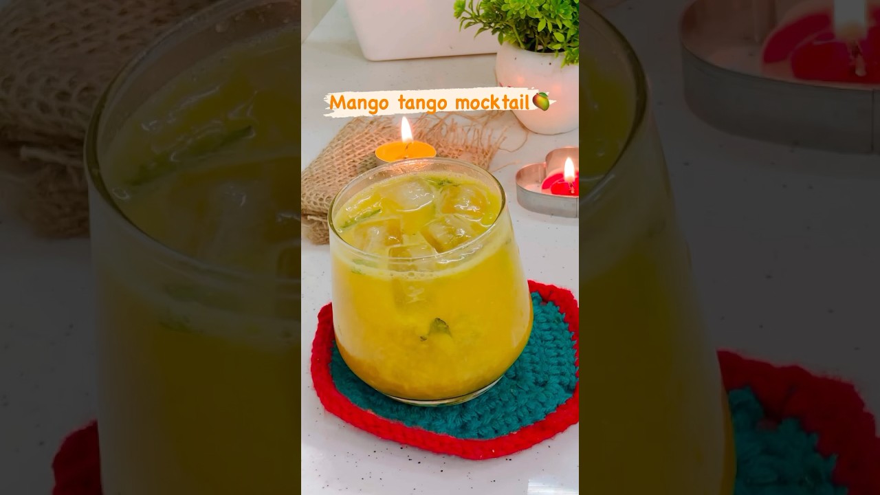 #mangotango #mangoseason #mangomocktail #aromatickitchen_ #mangolover #easyrecipes #mocktails #mango