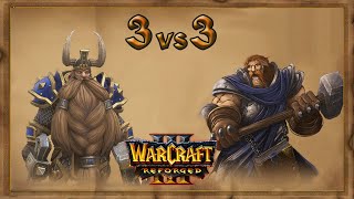 Warcraft 3 Reforged Ranked 2024 // 3vs3 - Me toca ser melé