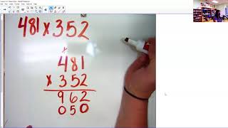 3 digit x 3 digit Multiplication- Standard Algorithm