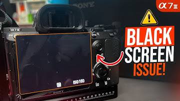 Hoe het probleem met een zwart scherm op een Sony-camera op te lossen | Problemen met een zwart s...