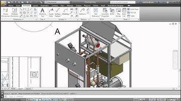 Autodesk Inventor 3D Model in AutoCAD 2013