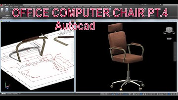 Armleuning Tutorial in Autocad | Kantoorstoel Deel 4