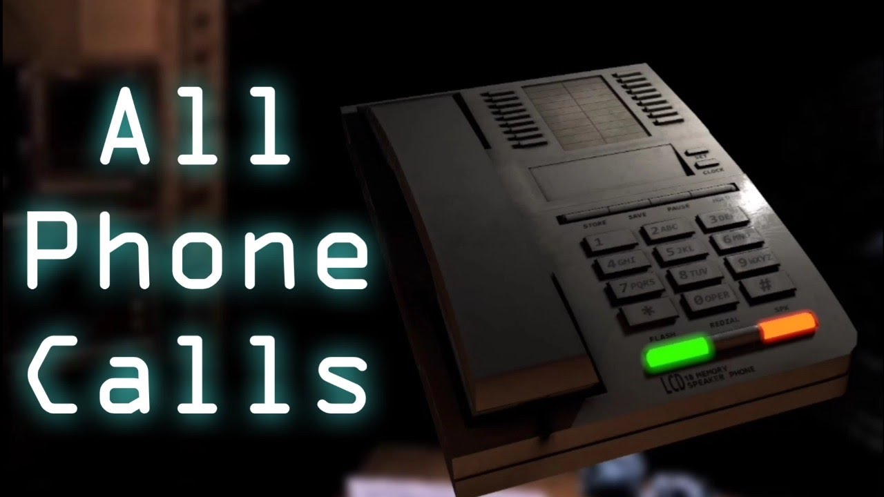 FNaF 2 All Phone Calls (With Subtitles)