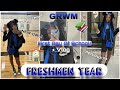 Grwm for the first day of highschool at a new school freshmen year  vlog i got on the wrong bus