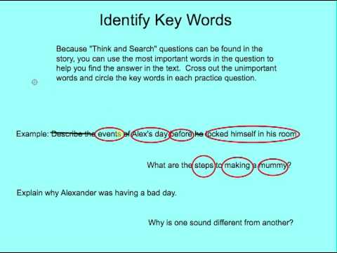 think and search question examples Think and search questions youtube.