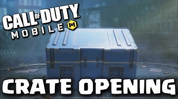 RIP COD Points! Call of Duty Mobile Crate Opening (season crates, golden tickets and more)
