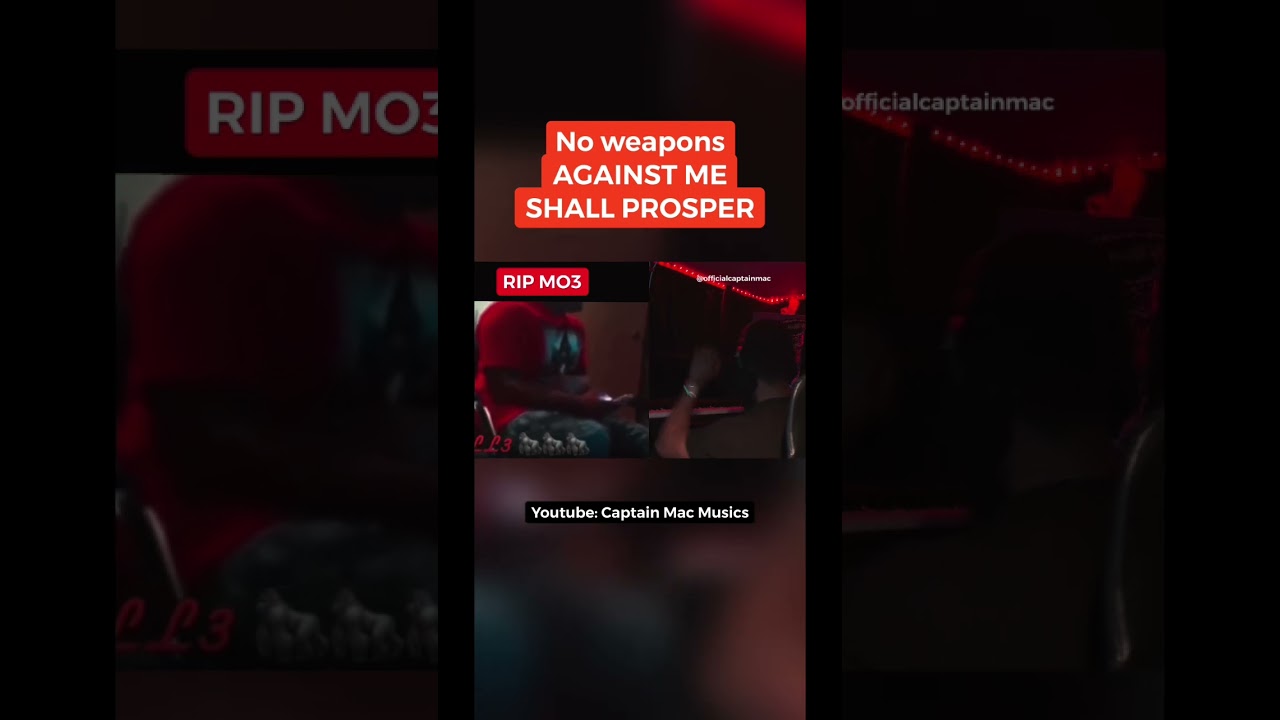 Watch MO3 singing “No Weapon Shall Prosper” #mo3 #ripmo3 #musician on YouTube Watch MO3 singing “No Weapon Shall Prosper” #mo3 #ripmo3 #musician on YouTube