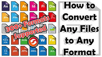 How to Convert Any Files to Any Format (PDF, PPT, DOC, XLS, HTML, etc.) || 300+ Formats Supported