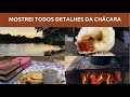 TOUR PELA NOSSA CHÁCARA mostrei tudo | Massa base perfeita p/ roscas | Comida no fogão caipira 🏕🔥🍞🍽