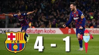 Barcelona vs celta vigo [4-1], la liga ...