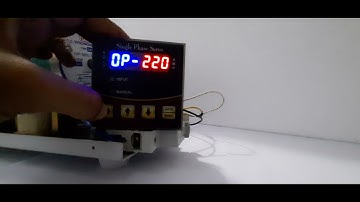 Single phase servo control || Display Theame change || Settings Parameter List