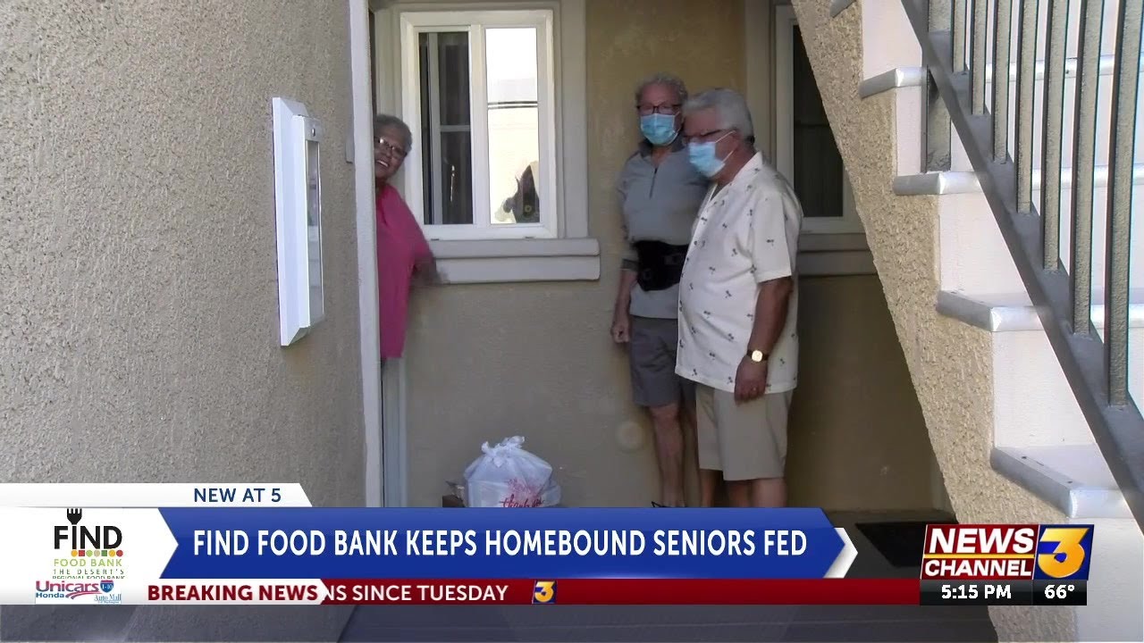 FIND Food Bank delivers meals to homebound seniors - YouTube