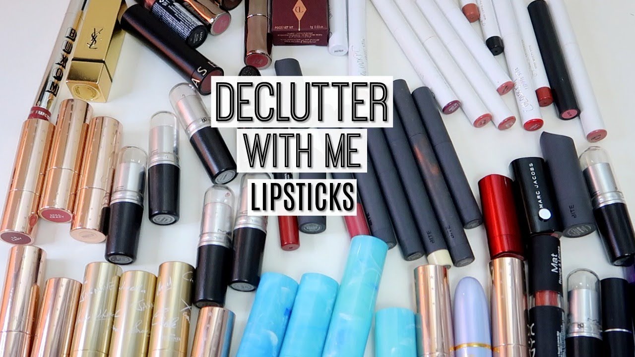 Declutter With Me || Lipsticks - Day 6