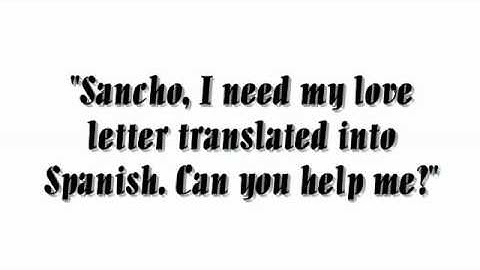 Don Quixote and Sancho Panza - A. Sancho Translations, LLC