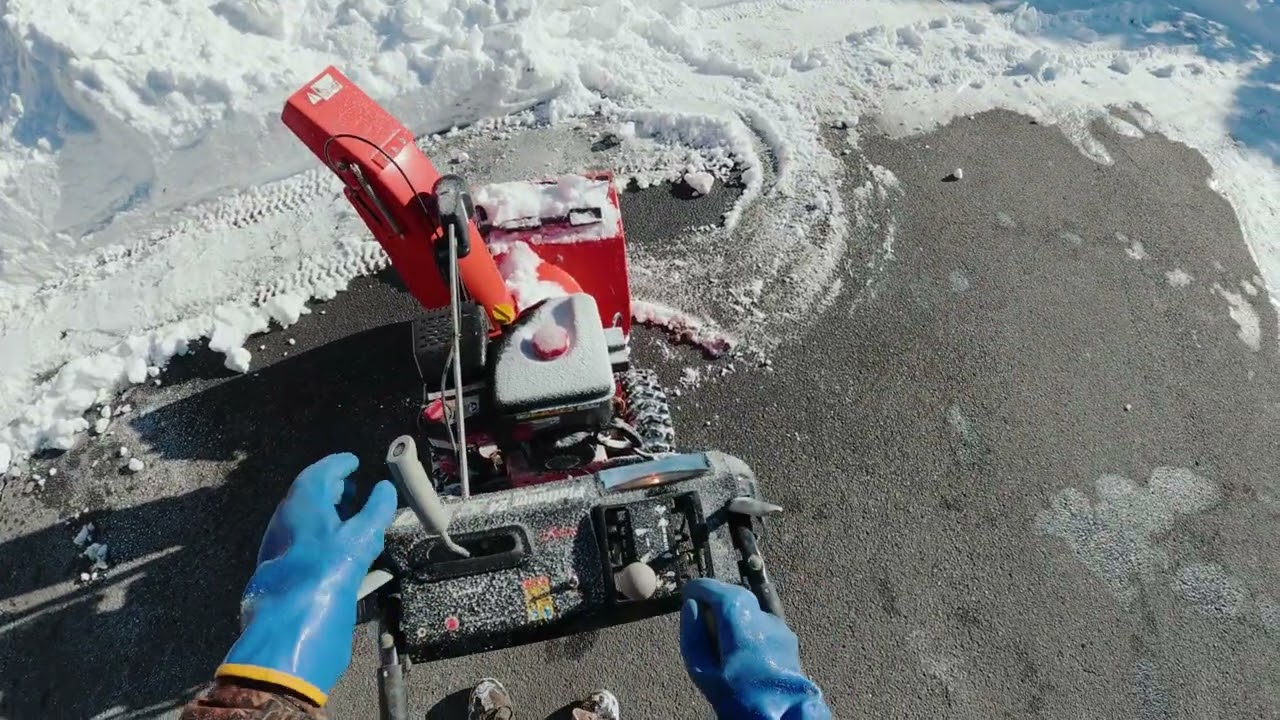 Can we Snow blow to open Dumpster Access?