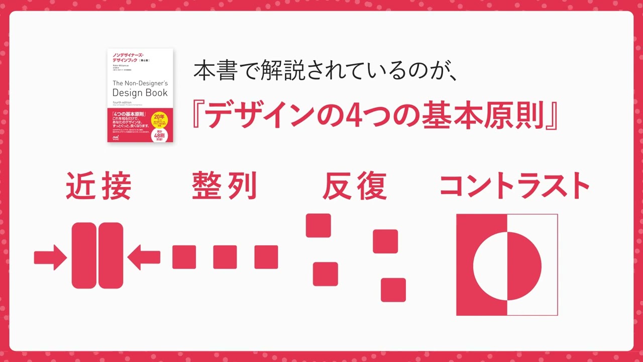 デザインの基礎が学べる定番書『ノンデザイナーズ・デザインブック』と「デザインの基本4原則」を学べる動画教材とのセットが販売中