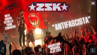 ZSK with ADRIAN from ZEBRAHEAD - &quot;Antifascista&quot; - 18.02.2023  - Backstage München - 25 Jahre ZSK