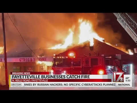 Gyro Restaurant Barber Shop Destroyed In Fayetteville Fire Wednesday Morning