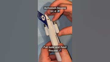 McDonnell-Douglas DC-9 build process #aircraft #modelaircraft #scalemodel #scalemodelbuilding #dc9
