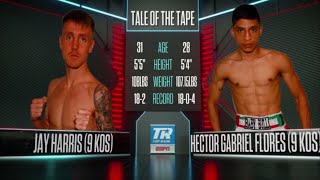 Jay Harris VS Hector Gabriel Flores | FULL FIGHT In WALES 11/26/21 🥊🥊