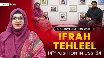 👉 In Conversation with Ifrah Tehleel | 14th Position in CSS 2024 | Hosted by Syed Yasir Ali Shah