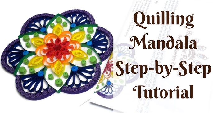 Quilling Peacock Feather DIY kit with step-by-step tutorial by Her Pap