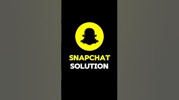 How to Fix Snapchat Issues 🫣 #shorts #snapchat