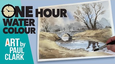 One Hour Loose Watercolour Landscape