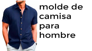 como hacer molde de camisa para hombre talla M