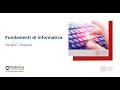 Fondamenti di informatica - Presentazione del corso