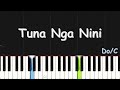 Moise Mbiye - Tuna Nga Nini | EASY PIANO TUTORIAL BY Extreme Midi