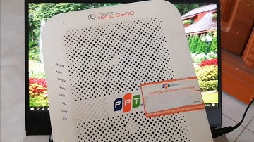 HƯỚNG DẪN CẤU HÌNH MODEM FPT THÀNH BỘ PHÁT WIFI