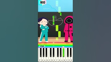 Line Maze Challenge (Squid Game) @fash - Piano Tutorial