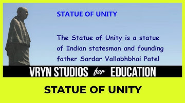 Statue of Unity - Video for kids