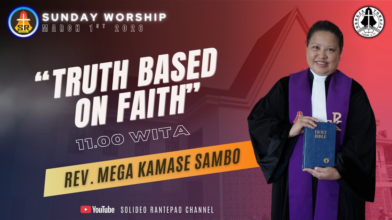 [LIVE] SUNDAY WORSHIP | 01/03/2026 11:00 WITA | Gereja Toraja Jemaat Rantepao