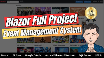 Full C# Project: Event Management System with Vertical Slice Architecture | Full Blazor Project