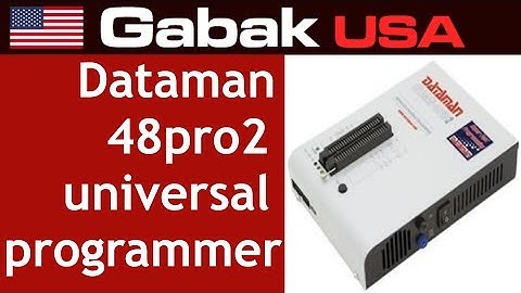 Unboxing Dataman 48pro2 universal programmer 48 pin with ISP capability
