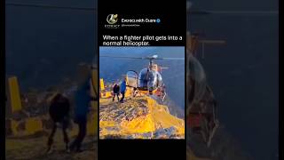 POV: A Fighter Pilot Tries Flying a Regular Helicopter 🚁😳