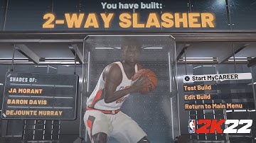 MAKING A 2-WAY SLASHER | NBA 2K22 CURRENT GEN BUILDS