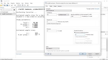 New in Stata 16: Precision and sample-size analysis for confidence intervals