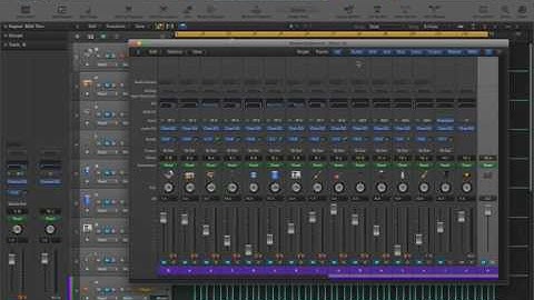 Logic Pro X Dancing Faders