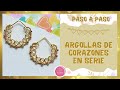 Fciles y elegantes paso a paso argollas de corazones en serie