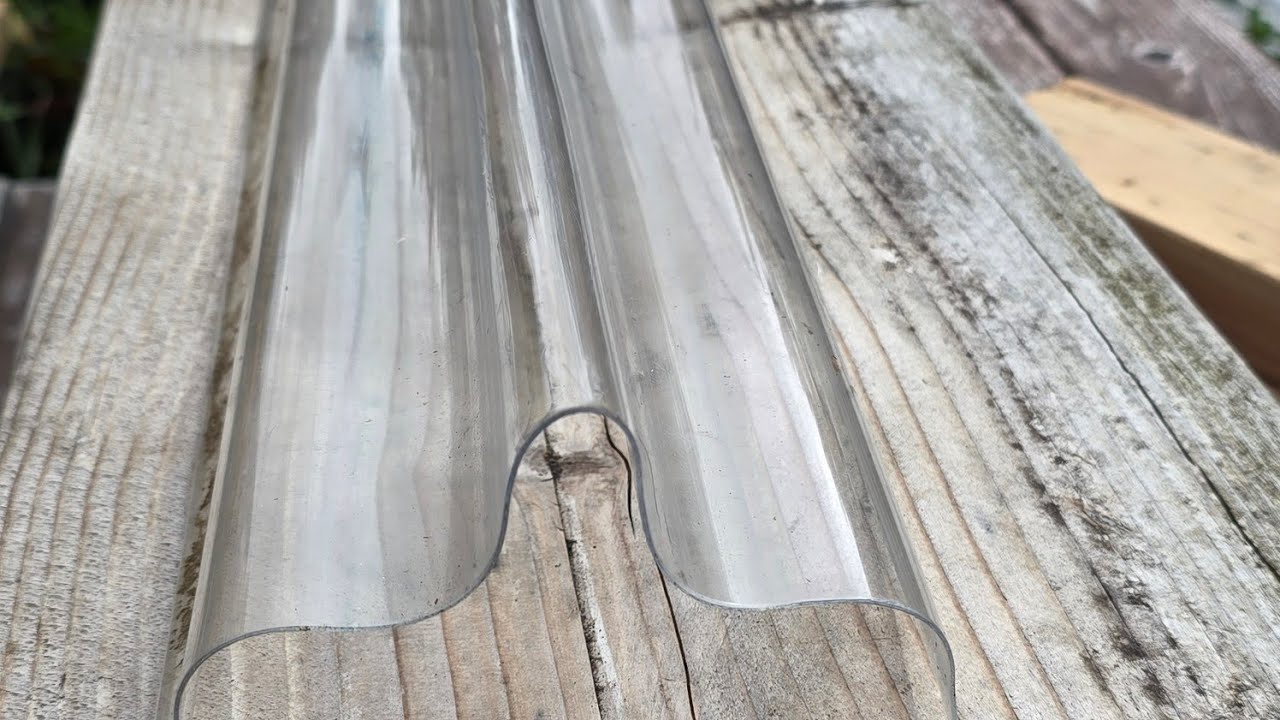 DIY Polycarbonate Roof Ridge Cap - YouTube