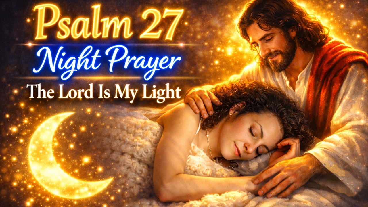 🌙 Psalm 27 Night Prayer for Protection & Courage ✨ The Lord Is My Light | Deep Peace While You Sleep
