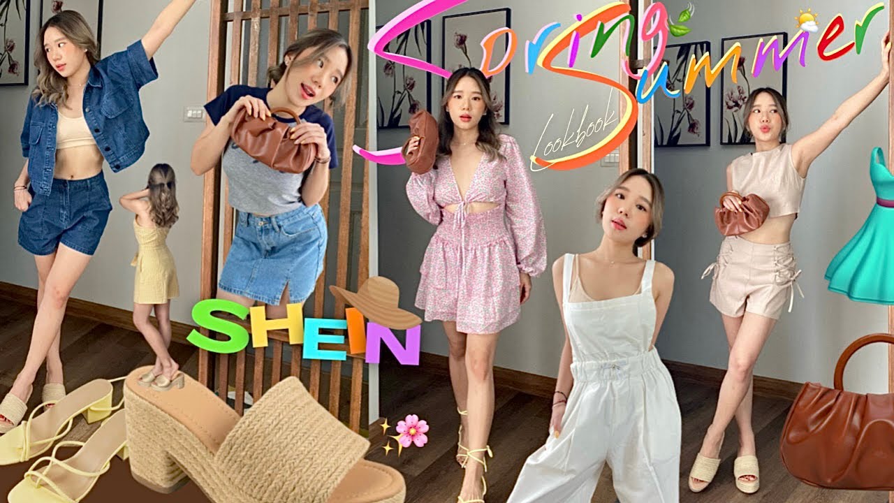 LOOKBOOK | 10 ลุคสดใสต้อนรับ Spring/Summer 2022 จาก SHEIN ปังมากแม่!👗✨👡🕶🌸 (ployphanr)