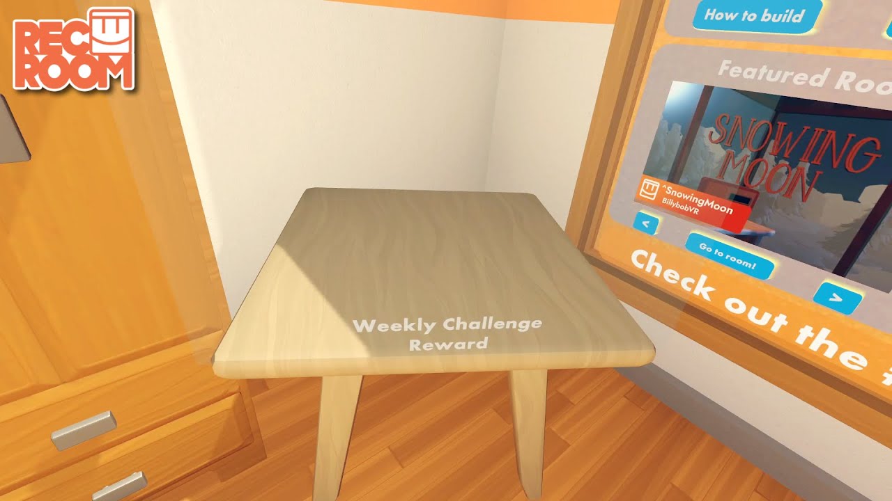 New Weekly Items in Rec Room 12/14/22