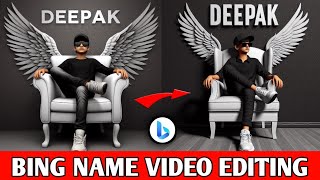 How to create 3d wing name image || trending ai 3d name image kaise bnaye 🤔🤔 || #viral #3danimation