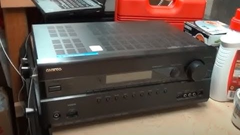 Onkyo TX-SR607 AV Receiver | Initial Checkout